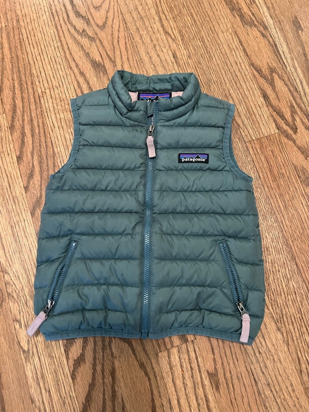Patagonia Kids Teal Quilted Puffer Vest
